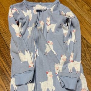 Simple Joys by Carters Pajama Onesie with Llama Print 2T
